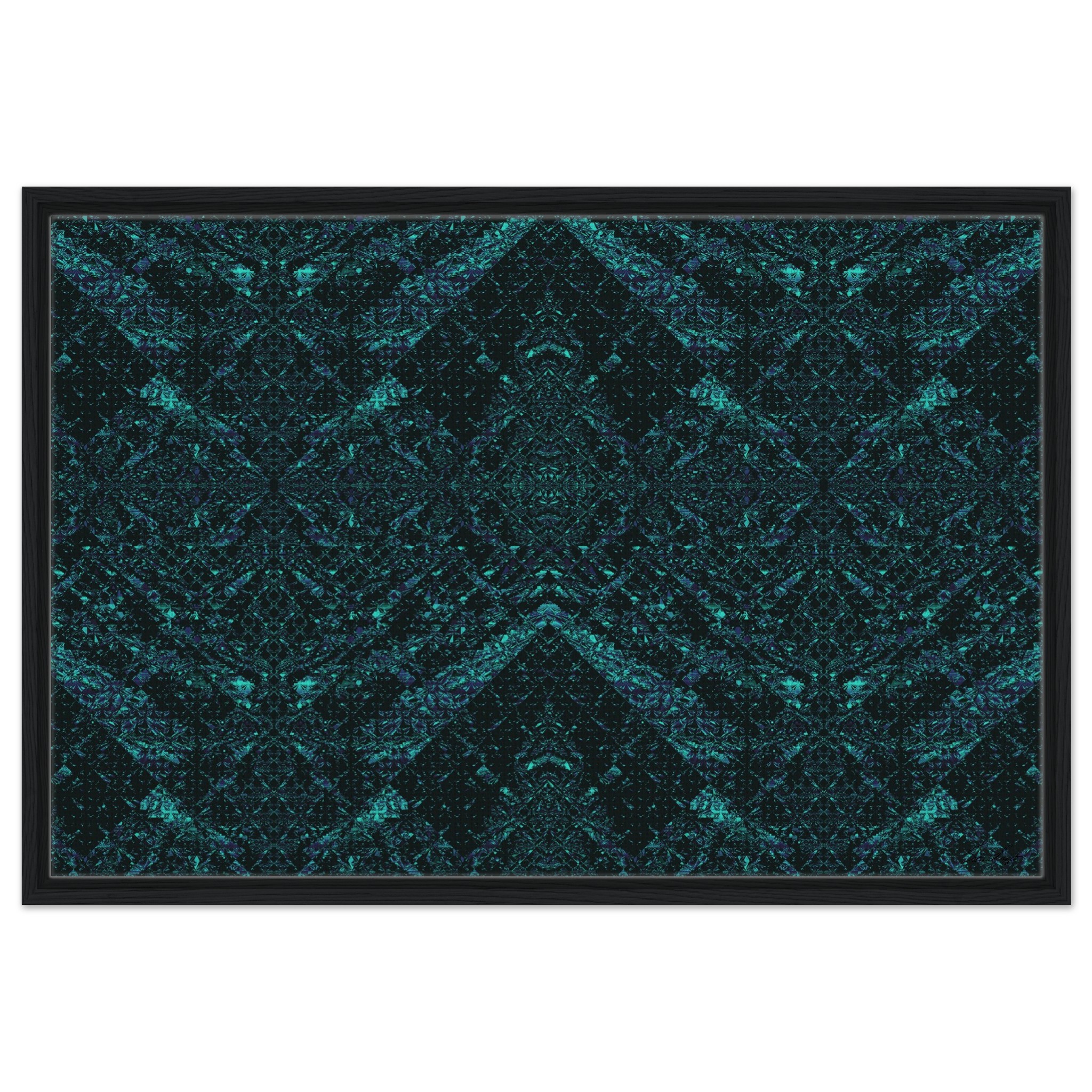 System Glitch #1 – One-of-a-Kind Fractal Art on Canvas (24" x 36")